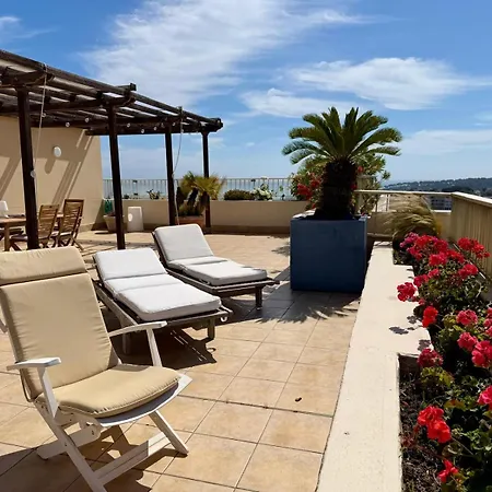 Penthouse Duplex Rooftop Eden Parc Apartment Antibes